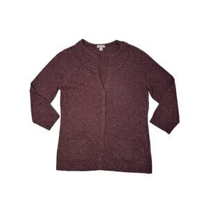 Ann Taylor Woman’s Cardigan Red Wool Blend Size XS